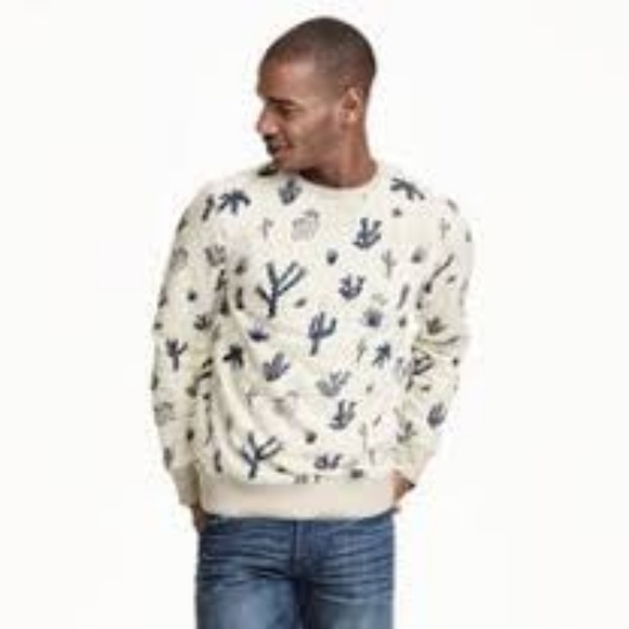 h&m cactus sweatshirt
